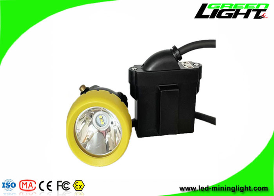 10000 Lux 216lum 7800 MAh Λάμπα LED Mining με καλώδιο φόρτιση USB με προειδοποιητική λειτουργία χαμηλής ισχύος Προβολέας ανθρακωρύχου