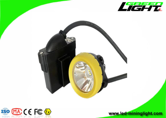 10000 Lux 216lum 7800 MAh Λάμπα LED Mining με καλώδιο φόρτιση USB με προειδοποιητική λειτουργία χαμηλής ισχύος Προβολέας ανθρακωρύχου