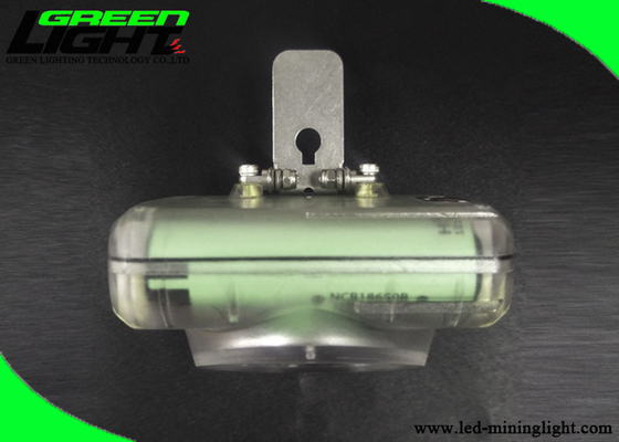 15000lux Compact LED Miners Cap Lamp IP67 Αδιάβροχο διαφανές ABS με οθόνη OLED