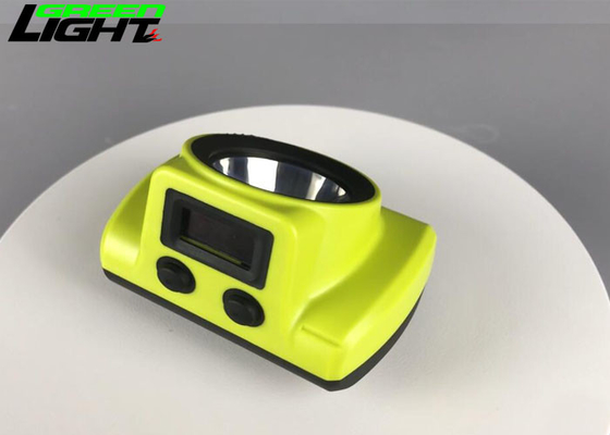 Φορητό LED Miner'S Cap Lamp 18000lux Οθόνη OLED 6800mA Μπαταρία λιθίου
