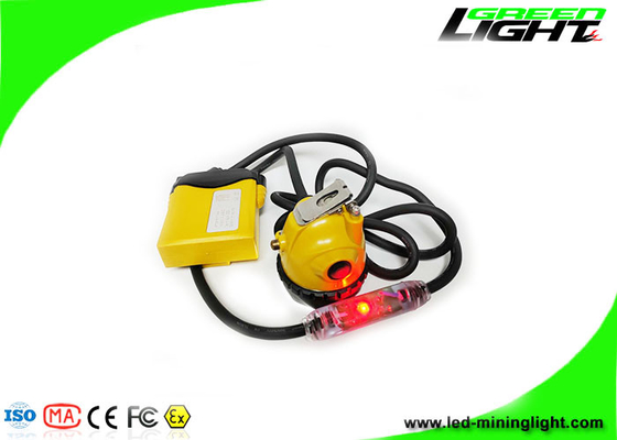 IP68 Αδιάβροχο LED Miners Cap Lamp 25000Lux 348lum Underground Mining Headlamps