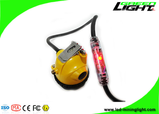 IP68 Αδιάβροχο LED Miners Cap Lamp 25000Lux 348lum Underground Mining Headlamps