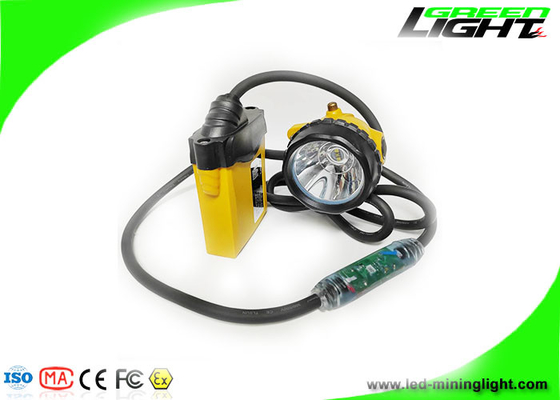 IP68 Αδιάβροχο LED Miners Cap Lamp 25000Lux 348lum Underground Mining Headlamps
