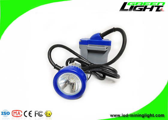 ABS 6,6Ah LED Miners Cap Lamp 216lum 10000lux Waterproof Miners Headlamp