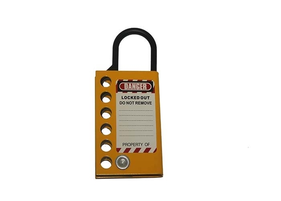 50 * 116 λουκέτα Tagout Hasp 6pcs ανταπεργίας αργιλίου χιλ. αλυσοδένουν παχιά 5 χιλ.