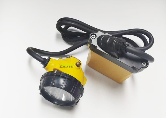 Φωτιστικό κεφαλής High Beam 10400mah 348lum Επαναφορτιζόμενο Led για εξόρυξη, Λυχνία κεφαλής ανθρακωρύχου 25000lux