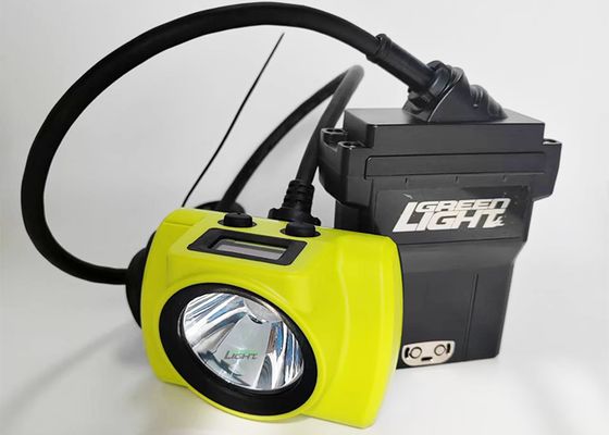 Υψηλή φωτεινότητα 25000lux Ασφάλεια υπόγειος λαμπτήρας καπάκι ορυχείου Αντιεκρήξεις 530lum 14Ah Λαμπτήρες ορυχείων 60hrs χρόνος λειτουργίας