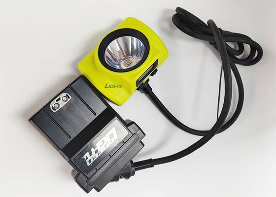 Υψηλή φωτεινότητα 25000lux Ασφάλεια υπόγειος λαμπτήρας καπάκι ορυχείου Αντιεκρήξεις 530lum 14Ah Λαμπτήρες ορυχείων 60hrs χρόνος λειτουργίας