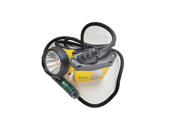 Επαναφορτιζόμενη μπαταρία ιόντων λιθίου 10.4Ah, φως κεφαλής για ανθρακωρύχους, αδιάβροχο IP68, 3W, φως καπέλου εξόρυξης με φως SOS