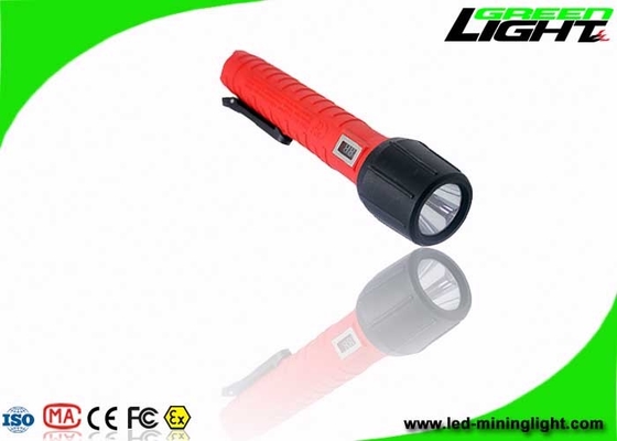 Ο λαστιχένιος explosionproof φανός 25000Lux IP68 διακοπτών στεγανοποιεί 1200 κύκλους μπαταριών