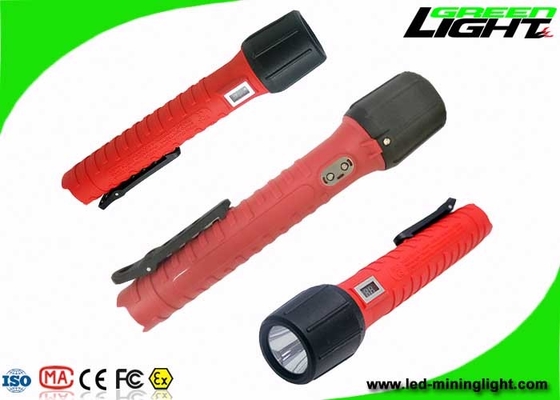 Ο λαστιχένιος explosionproof φανός 25000Lux IP68 διακοπτών στεγανοποιεί 1200 κύκλους μπαταριών