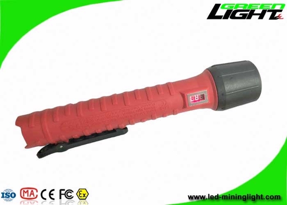 Ισχυρό λι φακών USB 4.4Ah φωτεινότητας IP68 explosionproof - ιονική μπαταρία 25000lux