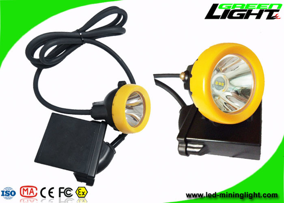Ελαφριά IP68 10000lux 6.6Ah των οδηγήσεων πηγής Cree μπαταρία μεταλλείας με το κουμπί πυριτίου
