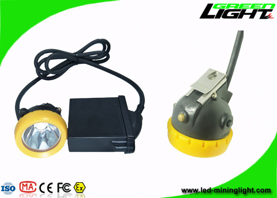 Ελαφριά IP68 10000lux 6.6Ah των οδηγήσεων πηγής Cree μπαταρία μεταλλείας με το κουμπί πυριτίου