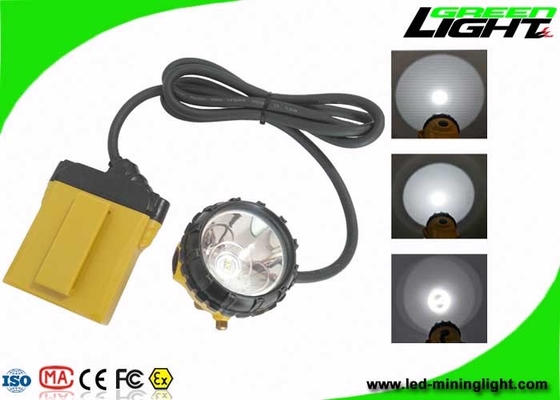 3W Cree των οδηγήσεων ανάβοντας επίπεδα φω'των 25000Lux τέσσερα καπέλων μεταλλείας σκληρά με τη χαμηλής ισχύος προειδοποίηση