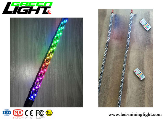 Μακρινός ελεγκτής 1.8m προειδοποίηση ελαφρύ RGB ζωηρόχρωμο IP67 αδιάβροχος εύκαμπτος Πολωνός των οδηγήσεων