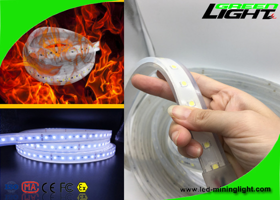 Rgb SMD 5050 αδιάβροχα εύκαμπτα οδηγημένα φω'τα λουρίδων δροσίζει το άσπρο υλικό Sillicone χρώματος