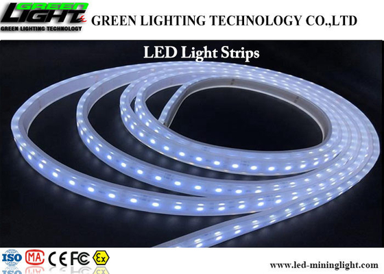 24V η έξοχη φωτεινή οδηγημένη λουρίδα ανάβει RGB SMD 5050 με τους αδιάβροχους συνδετήρες