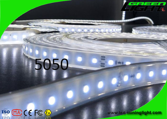 Τα εύκαμπτα φω'τα SMD 5050 IP68 λουρίδων των υλικών 12v οδηγήσεων Sillicone στεγανοποιούν το 50/60 Hz