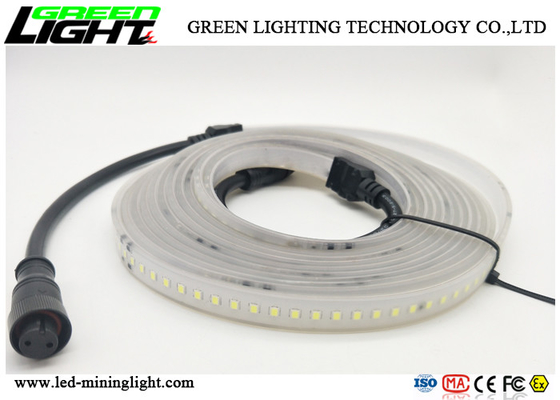 220V ελαφριά άσπρη φωτεινότητα υψηλό Illuminous λουρίδων των εύκαμπτων οδηγήσεων υψηλής τάσης για τη σκληρή ροκ