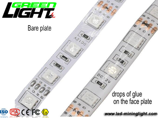 εύκαμπτα φω'τα λουρίδων των RGB SMD5050 οδηγήσεων 12W IP65
