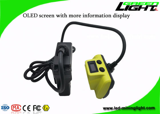 φω'τα μεταλλείας ΚΑΠ 4.07W 530lum 25000LUX με την οθόνη OLED