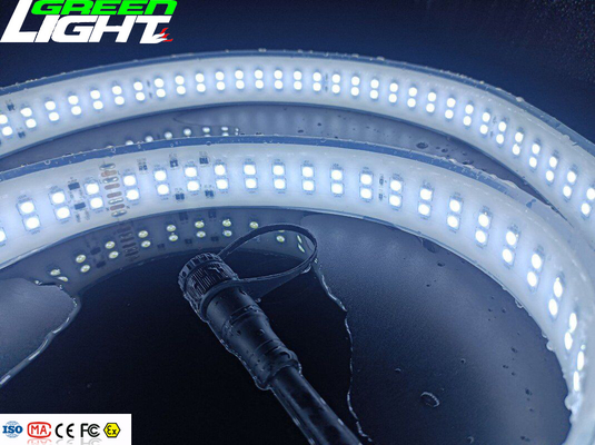 Ροή 	2362lum SMD5050 τα εύκαμπτα οδηγημένα λουρίδων φω'τα λουρίδων φω'των 230VAC αντιεκρηκτικά στεγανοποιούν τα φω'τα λουρίδων IP68