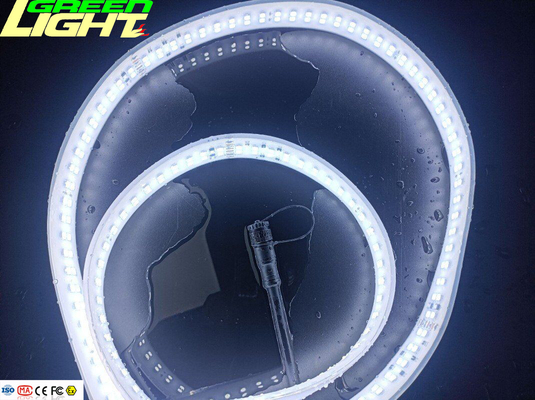 Ροή 	2362lum SMD5050 τα εύκαμπτα οδηγημένα λουρίδων φω'τα λουρίδων φω'των 230VAC αντιεκρηκτικά στεγανοποιούν τα φω'τα λουρίδων IP68
