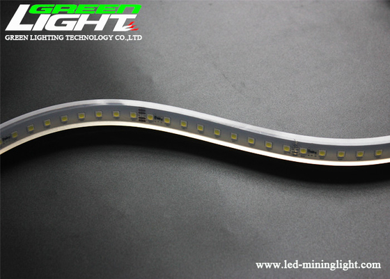 Ελαφρύ πυρίτιο Gal διαφανή 72LEDs/m λουρίδων μεταλλείας των οδηγήσεων 15W/M 1100lum