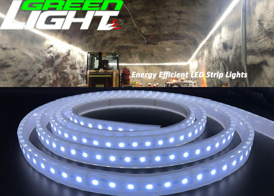 24V 2362lum SMD2835 οδήγησε τα αδιάβροχα φω'τα 230VAC λουρίδων για τα υπόγεια ορυχεία