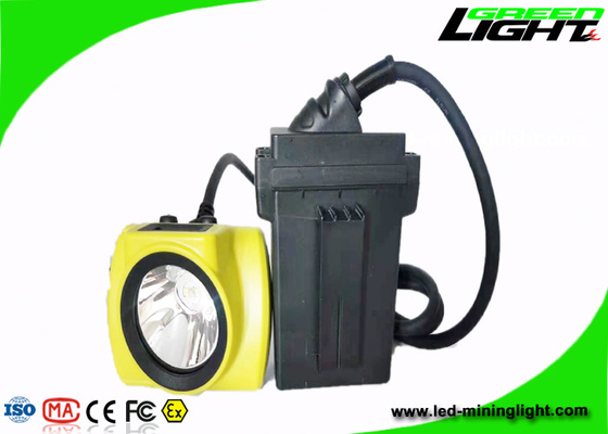 18 ώρες Long Time Corded Mining Hard Hat Lights 25000lux IP68 Waterproof 530lum 13,6Ah Rechargeable Best Mining Headlamp