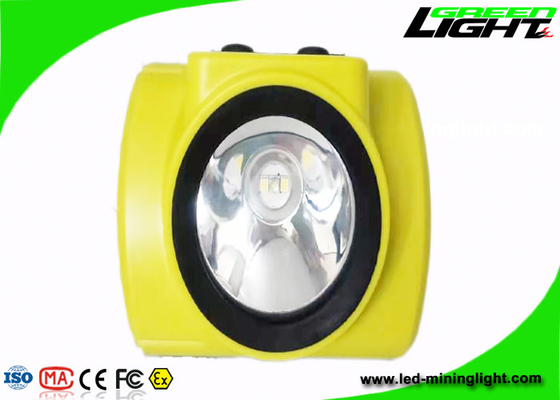 800mA Ασύρματη λάμπα καπακιού 18000lux 6,8Ah Panasonic Lion Battery OLED Επαναφορτιζόμενη οθόνη Miner Headlight σιλικόνης ABS