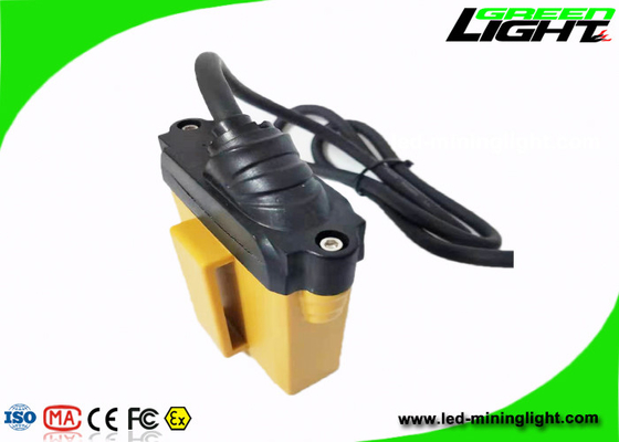 25000Lux 10,4Ah που αναβοσβήνει Mining Cap Lamp 348lum Ρυθμιζόμενο Κλιπ κεφαλής με πίσω προειδοποιητικά φώτα