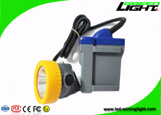 LED Cree Miners Helmet Light 15000Lux 6,6Ah Επαναφορτιζόμενη 216lum λάμπα Miner Cap για Υπόγειο