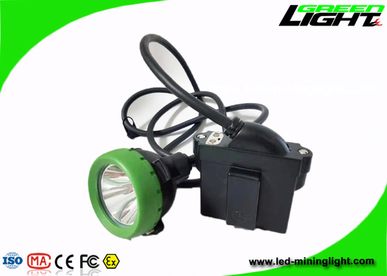 ABS σιλικόνης 1,67W 7,8Ah με καλώδιο Led Cap Lamp 10000Lux Επαναφορτιζόμενη μπαταρία ιόντων λιθίου USB Charging Miner Headlight