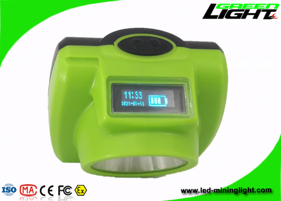 6.8Ah ασύρματα του άνθρακα φω'τα 13000Lux 232lum των οδηγήσεων με την οθόνη OLED για το υπόγειο ορυχείο