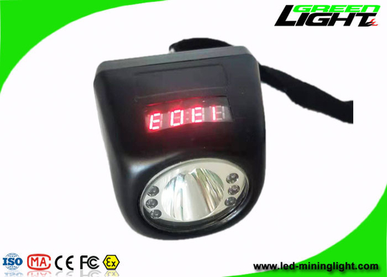 221lum 8000Lux Coal Miners Hat Light Αδιάβροχο επαναφορτιζόμενο ψηφιακό προβολέα οθόνης