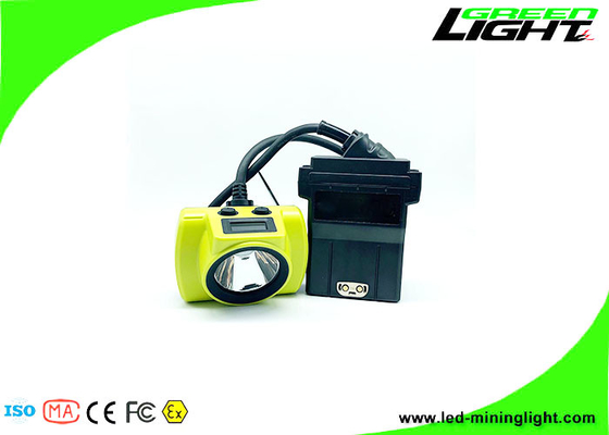 OLED 13,6Ah Επαναφορτιζόμενη λάμπα εξόρυξης LED 25000 Lux Φως καπάκι ανθρακωρυχείου 18 ώρες Μεγάλη διάρκεια εργασίας