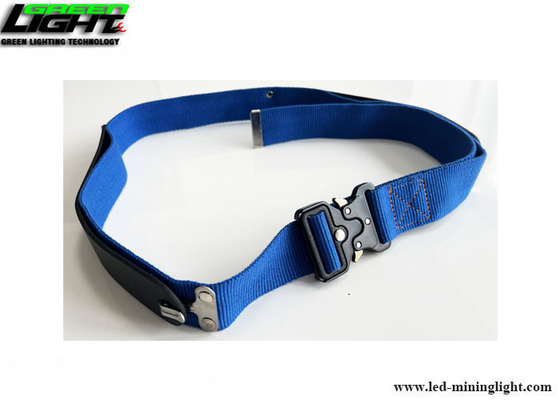 Η μπλε Webbing ζώνη μέσης μεταλλείας με το μόνο κλείδωμα ψαλιδίζει την αντανακλαστική λουρίδα