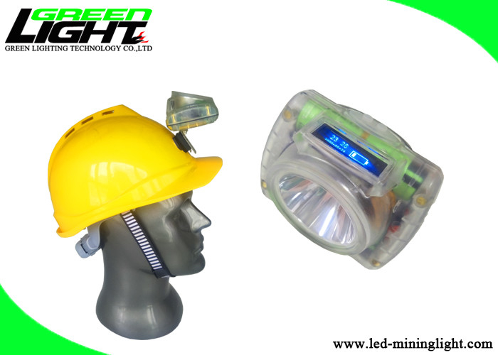 Cordless LED Mining Headlamp Ψηφιακή οθόνη OLED 5V 2A Λαμπτήρας καπάκι εξόρυξης άνθρακα