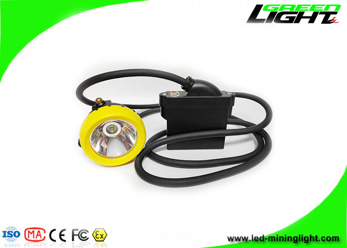 6,6Ah/7,8Ah 16 ώρες LED Miners Cap Lamp Επαναφορτιζόμενη 10000 Lux με προστασία από έκρηξη