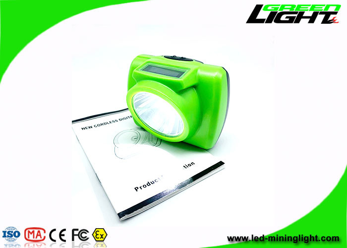 Φορητός προβολέας 13000 Lux Cree Led Miner με ρυθμιζόμενο κλιπ από ανοξείδωτο χάλυβα OLED SOS 232lum