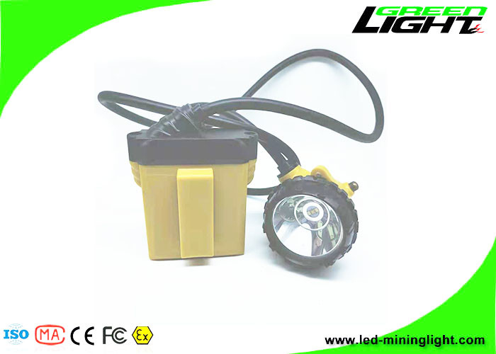 25000Lux Led Miner Cap Lights 10,4Ah SAMSUNG Battery Proof Explosion for Underground Mining