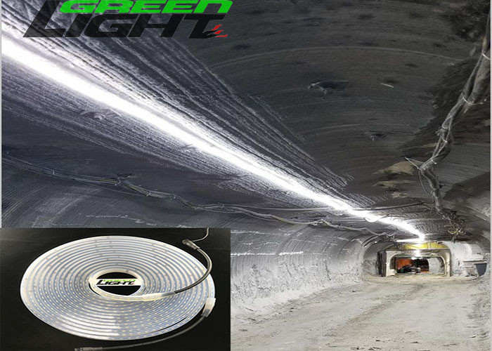 Πολύχρωμα λωρίδα LED υψηλής φωτεινότητας αδιάβροχα 36 Volt SMD5050 Cool White For Mining Tunnel Outdoor