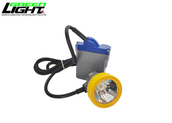 10000lux φωτεινότητα Λαμπτήρα ανθρακωρύχων 7800mah επαναφορτιζόμενα λαμπτήρες ανθρακωρύχων 18ωρη εργάσιμη ώρα